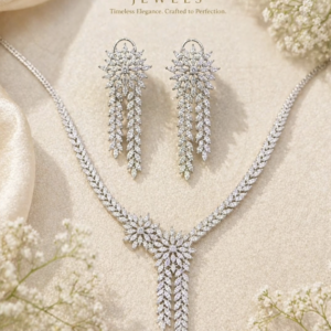 Ivory Cascade Pearl Necklace